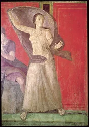 The Startled Woman, North Wall, Oecus 5 (detail)